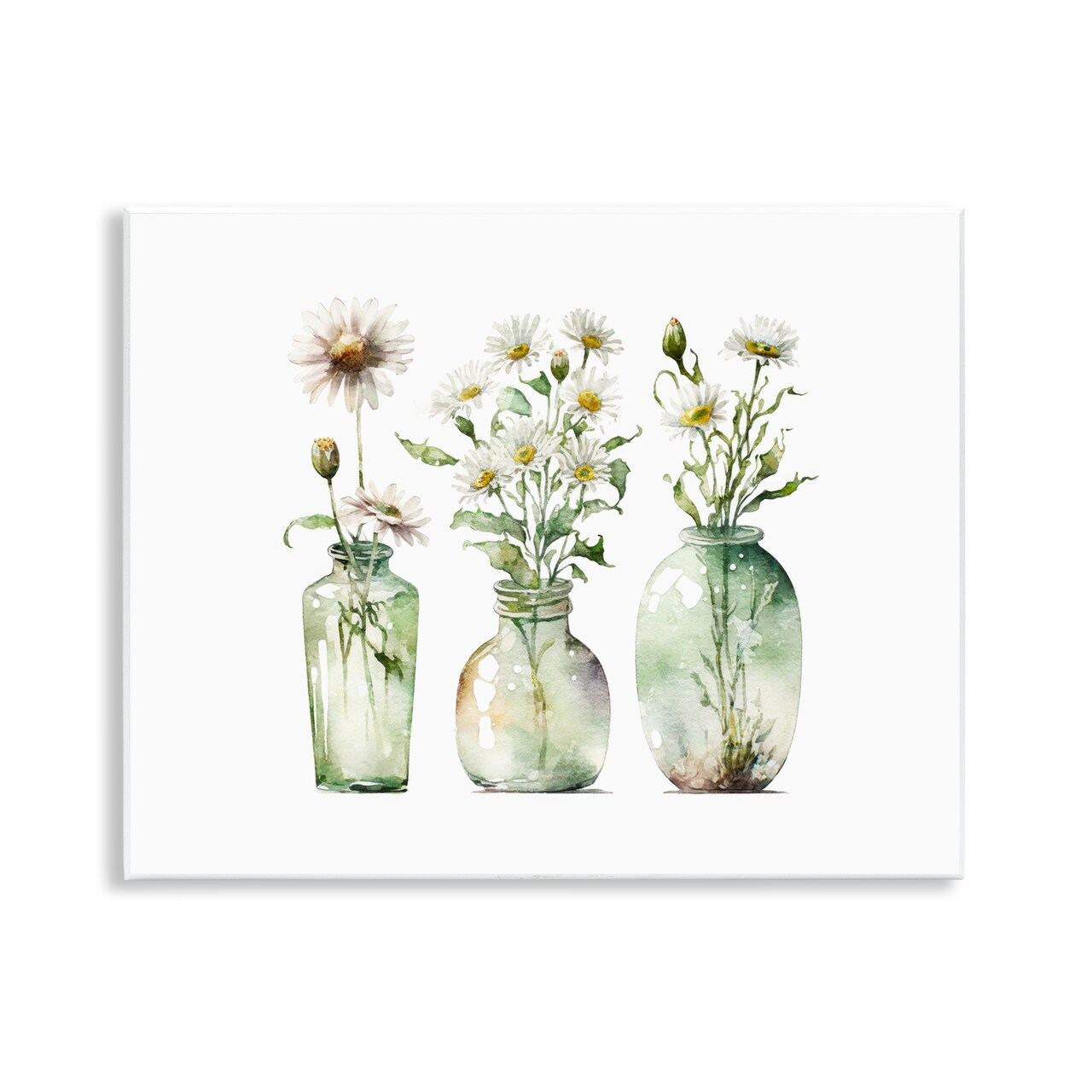 Stupell Industries Delicate Glass Vases Wall Plaque Art Design by Svetlana Aleynikova